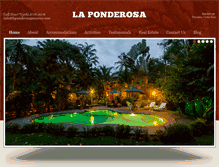Tablet Screenshot of laponderosapavones.com